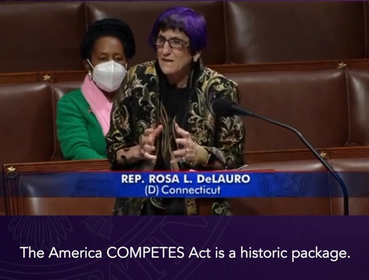 Chair DeLauro Delivers Floor Remarks in Support of the America COMPETES Act