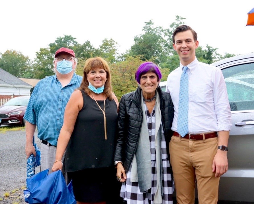 EPA Remedial Project Manager Ed Hathaway, Durham First Selectman Laura Francis, Congresswoman Rosa DeLauro, and Middletown Mayor Ben Florsheim Celebrate Community Project Funding for Durham